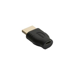 InLine Adattatore HDMI Typ A maschio a Micro HDMI Typ D femmina, dorato