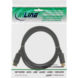 InLine Cavo DisplayPort maschio   maschio, 0,3m, 4K2K, UHD, FullHD, dorato