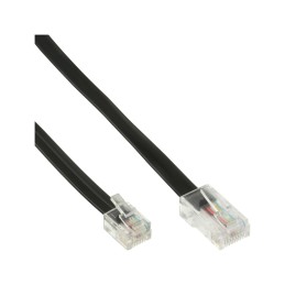 InLine Cavo Modulare telefonico, RJ45 8P 4C maschio a RJ11 6P 4C maschio, 3m