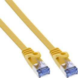 InLine Patch Cable flat, U FTP, Cat.6A, giallo, 7m