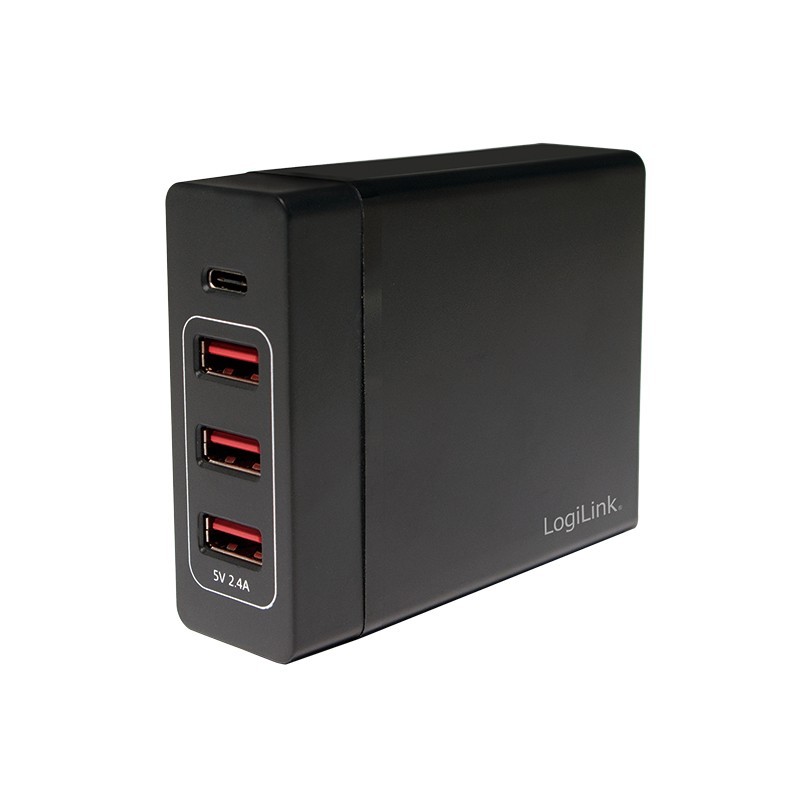 LogiLink PA0122 Caricabatterie per dispositivi mobili Universale Nero USB Interno