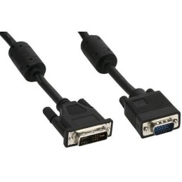 InLine D-Sub - DVI-A M-M 2m D-sub (DB-25) Nero