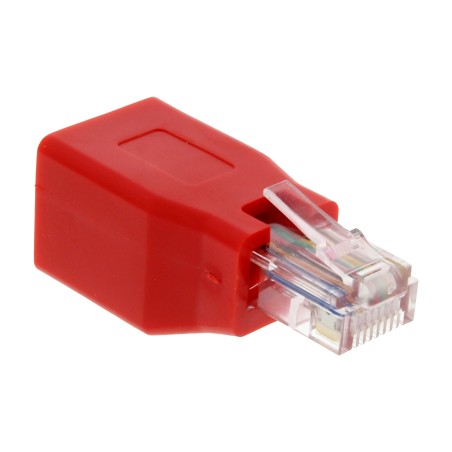 InLine Adatatore Crossover RJ45 femmina maschio compatto