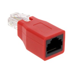 InLine Adatatore Crossover RJ45 femmina maschio compatto