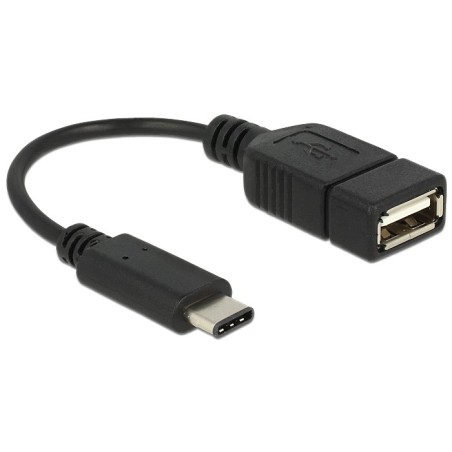 DeLOCK 65579 cavo USB USB 2.0 0,15 m USB C USB A Nero