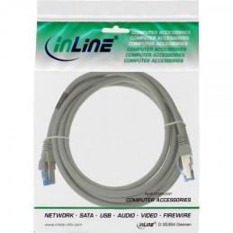 InLine 4043718088621 cavo di rete Grigio 1 m Cat6a S FTP (S-STP)