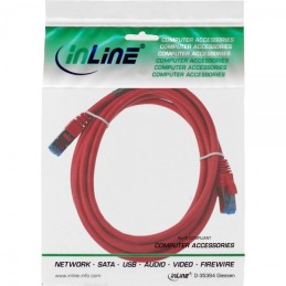 InLine 4043718088843 cavo di rete Rosso 5 m Cat6a S FTP (S-STP)