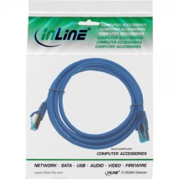 InLine 4043718088744 cavo di rete Blu 5 m Cat6a S FTP (S-STP)