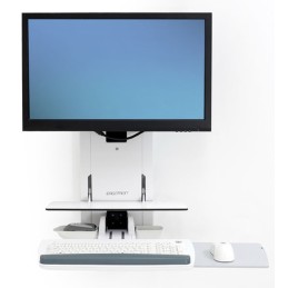 Ergotron 61-080-062 Supporti a parete per TV 61 cm (24") Bianco