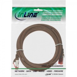 InLine 4043718123711 cavo di rete Marrone 1,5 m Cat6 S FTP (S-STP)