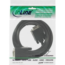 InLine Cavo S-VGA Sub-D 15pin HD maschio   maschio, 0,3m, ferrite, schermato