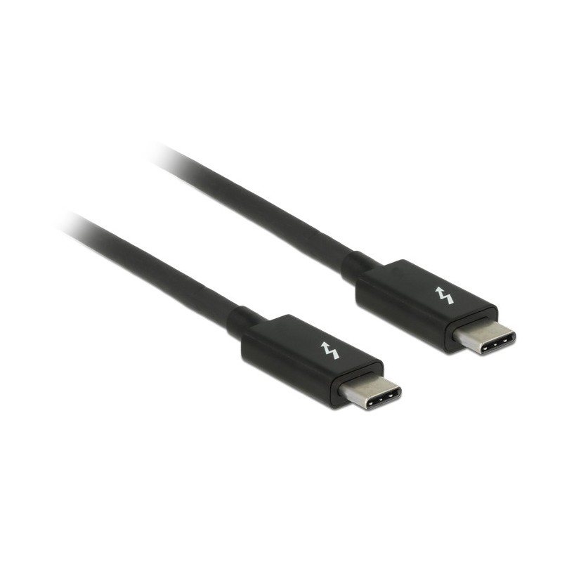 DeLOCK 84845 Cavo Thunderbolt 1 m 20 Gbit s Nero