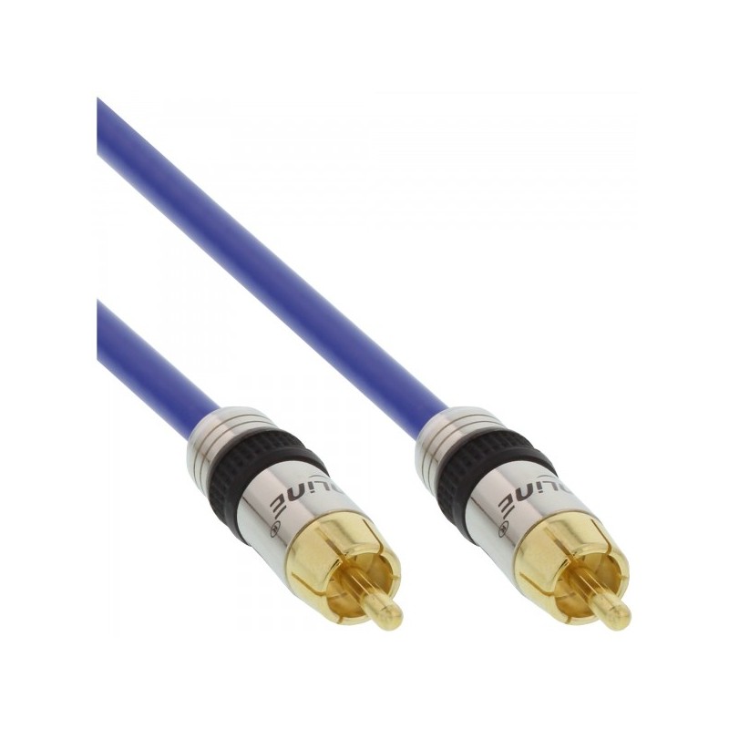 InLine 4043718108282 cavo audio 7 m RCA Blu