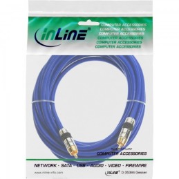 InLine 4043718108282 cavo audio 7 m RCA Blu