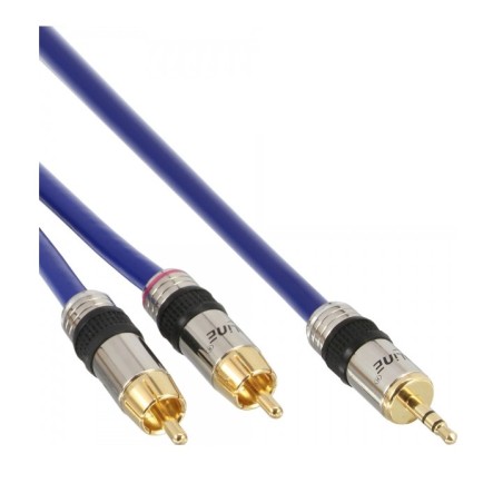 InLine 4043718108305 cavo audio 7 m 2 x RCA 3.5mm Blu