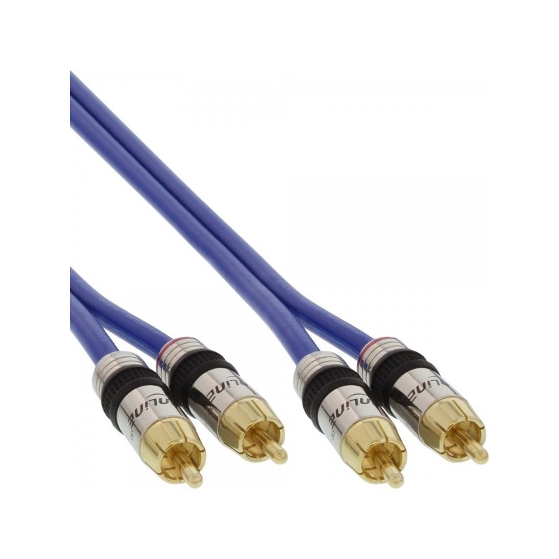 InLine 4043718101269 cavo audio 7 m 2 x RCA Blu