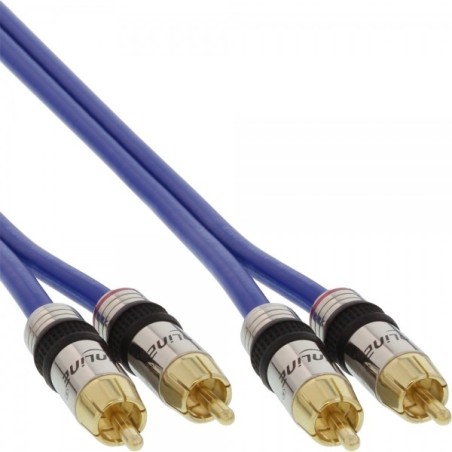 InLine 4043718101269 cavo audio 7 m 2 x RCA Blu