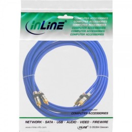 InLine 4043718101269 cavo audio 7 m 2 x RCA Blu