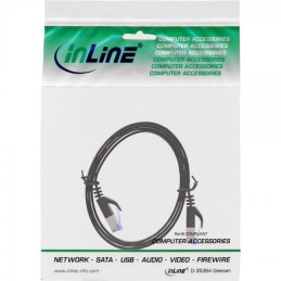 InLine 4043718236299 cavo di rete Nero 0,5 m Cat6a U FTP (STP)