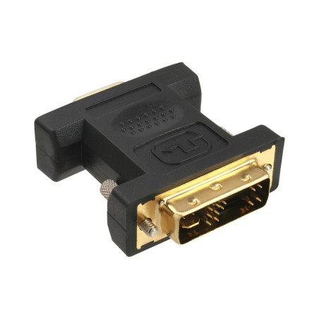 InLine Adattatore DVI-A 12+5 maschio a VGA 15pin HD femmina, analogico, dorato