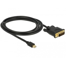 DeLOCK 83989 cavo e adattatore video 2 m Mini DisplayPort DVI-D Nero