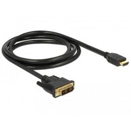 DeLOCK 85583 cavo e adattatore video 1,5 m DVI-D HDMI tipo A (Standard) Nero