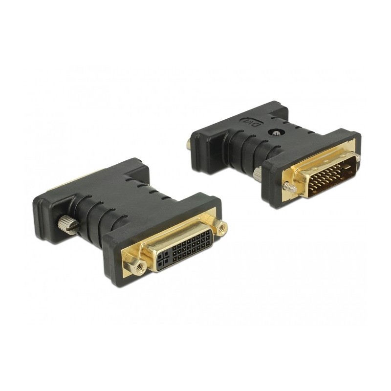 DeLOCK 63313 adattatore per inversione del genere dei cavi 1 x DVI 24+1 1 x DVI 24+5 Nero