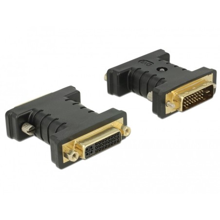 DeLOCK 63313 adattatore per inversione del genere dei cavi 1 x DVI 24+1 1 x DVI 24+5 Nero