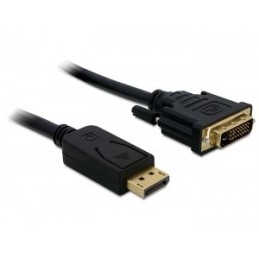 DeLOCK Displayport  DVI 24+1 m m 3m DVI-D Nero