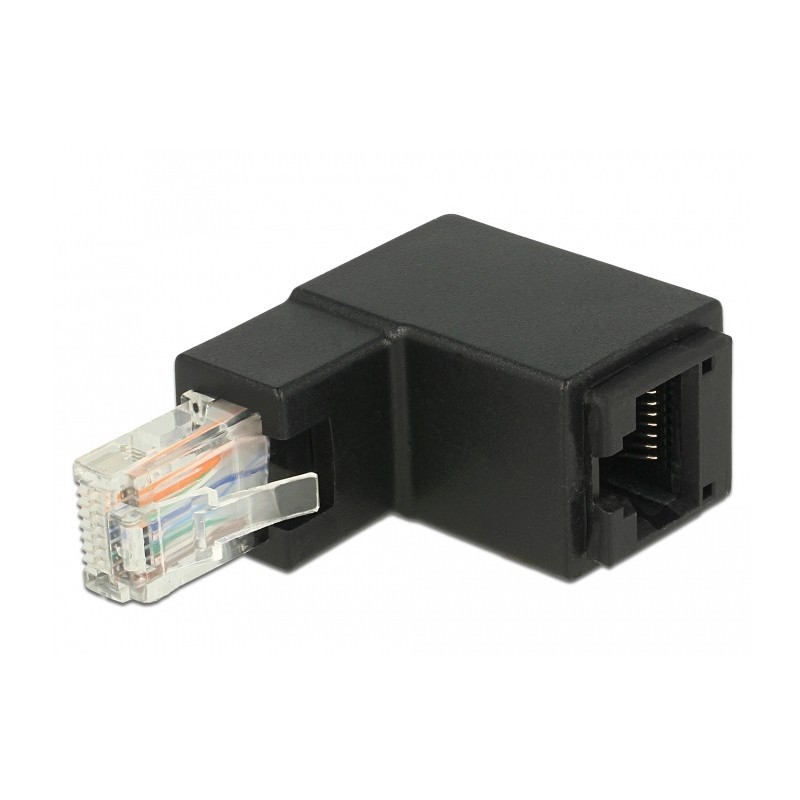 DeLOCK 86424 adattatore per inversione del genere dei cavi RJ-45 Nero