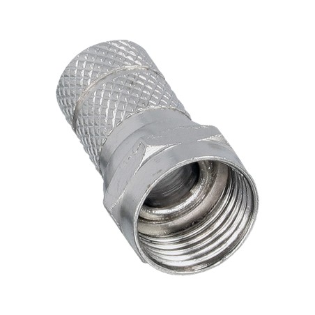 InLine Connettore F, per cavi coassiali con guaina esterna di 8,2mm, conf.10pz.