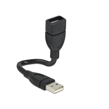 DeLOCK 15cm USB 2.0 cavo USB 0,15 m USB A Nero