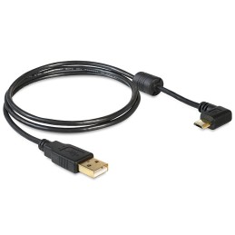 DeLOCK 83147 cavo USB USB 2.0 1 m USB A Micro-USB B Nero