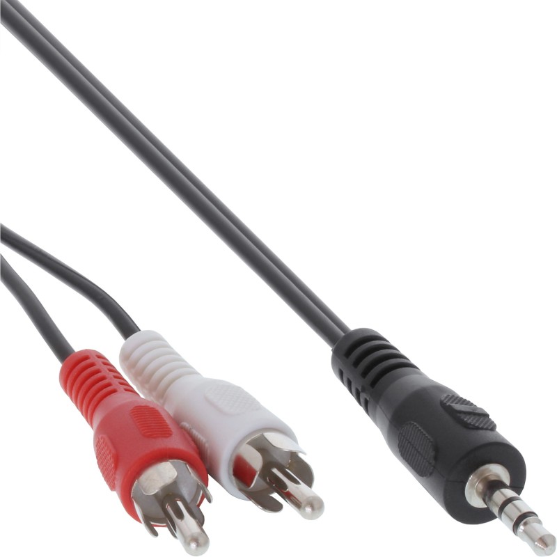 InLine Cavo Audio Jack 3,5mm M a 2x RCA M, 2m