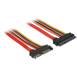 DeLOCK 84917 cavo SATA 0,1 m SATA 22-pin Arancione, Rosso, Giallo