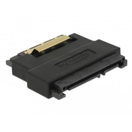 DeLOCK 63945 adattatore per inversione del genere dei cavi SATA 22 pin Nero