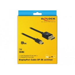 DeLOCK 84927 cavo DisplayPort 1 m Mini DisplayPort Nero