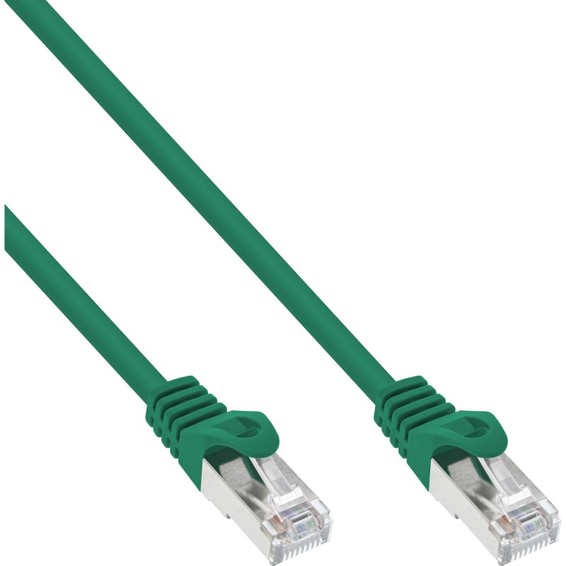 InLine Cavo patch Lan, SF UTP, Cat.5e, verde, 2m