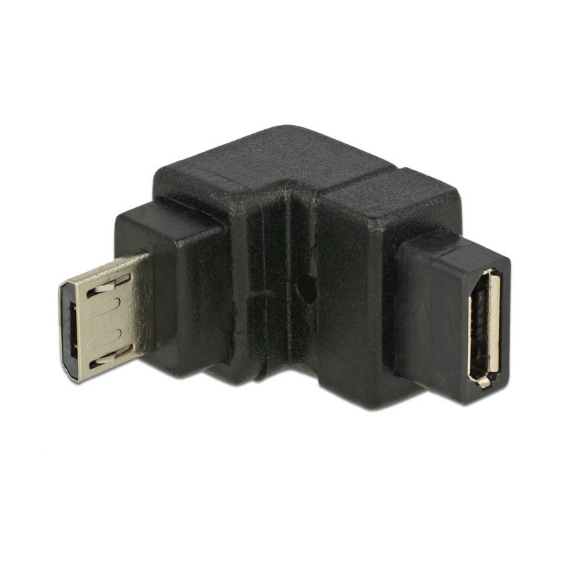 DeLOCK USB2.0Micro-B USB2.0Micro-B Nero