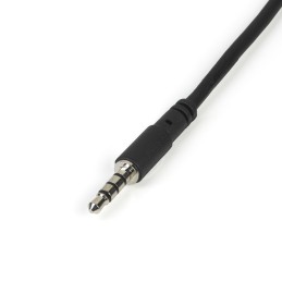 StarTech.com Cavo Sdoppiatore per Cuffie 3.5mm - Adattatore per Auricolare da 3.5mm Maschio a 2 Femmine