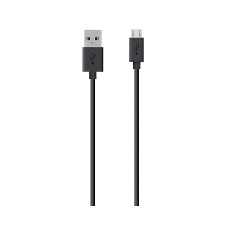 Belkin USB A - Micro-USB, 2m cavo USB USB 2.0 Micro-USB B Nero