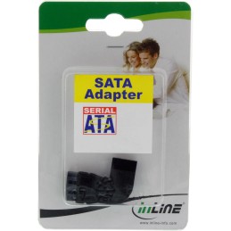 InLine Adattatore SATA maschio   femmina, angolato 90° verso verso destra