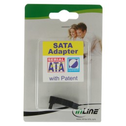 InLine Adattatore SATA maschio   femmina, angolato 90° verso l'alto