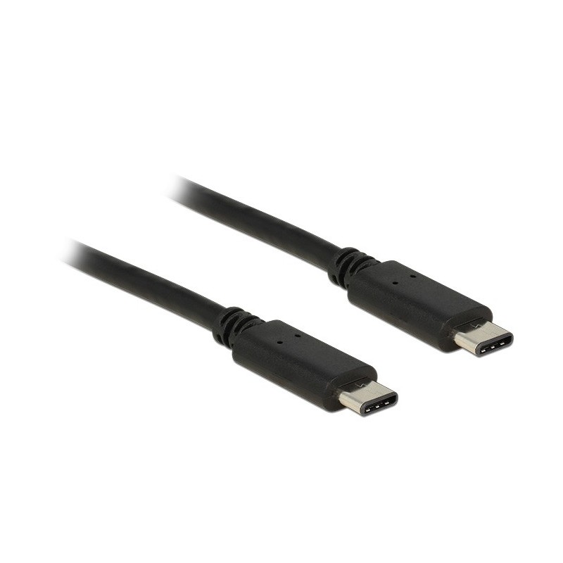 DeLOCK Type-C 2.0 - USB Type-C 2.0, 1 m cavo USB USB 2.0 USB C Nero