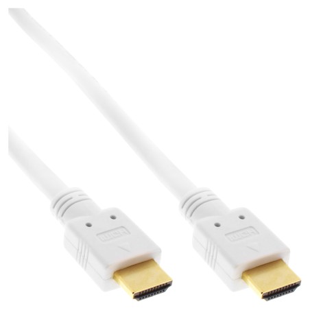 InLine Cavo HDMI 2.0, High Speed, Ethernet, 4K2K, 4K3D, Premium, 5m, bianco