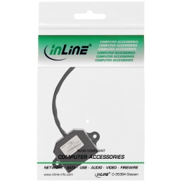 InLine Distributore ISDN, 2x presa RJ45, cavo da 15cm, con resist. di term.