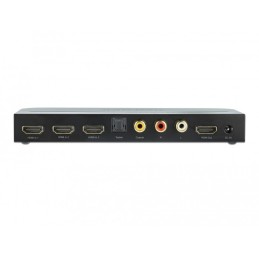 DeLOCK Interruttore HDMI 3 x HDMI in 1 x uscita HDMI 4K 60 Hz con estrattore audio