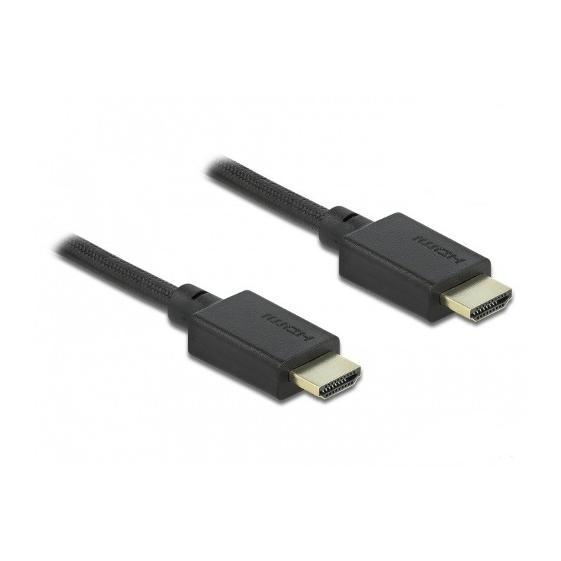 DeLOCK Cavo HDMI ad altissima velocità 48 Gbps 8Kbps 8K 60 Hz da 2 m