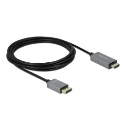 DeLOCK DisplayPort attivo 1.4 a cavo per HDMI 4K 60 Hz (HDR) da 3 m