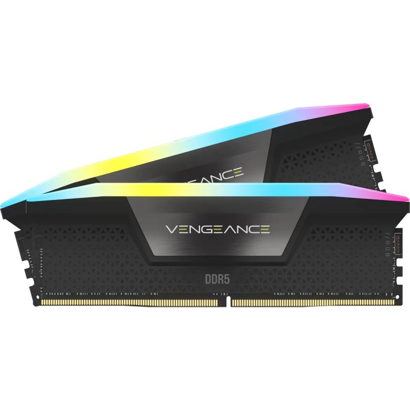 Corsair Vengeance RGB CMH32GX5M2X7200C34 memoria 32 GB 2 x 16 GB DDR5 7200 MHz Corsair Vengeance RGB CMH32GX5M2X7200C34 memoria 32 GB 2 x 16 GB DDR5 7200 MHz